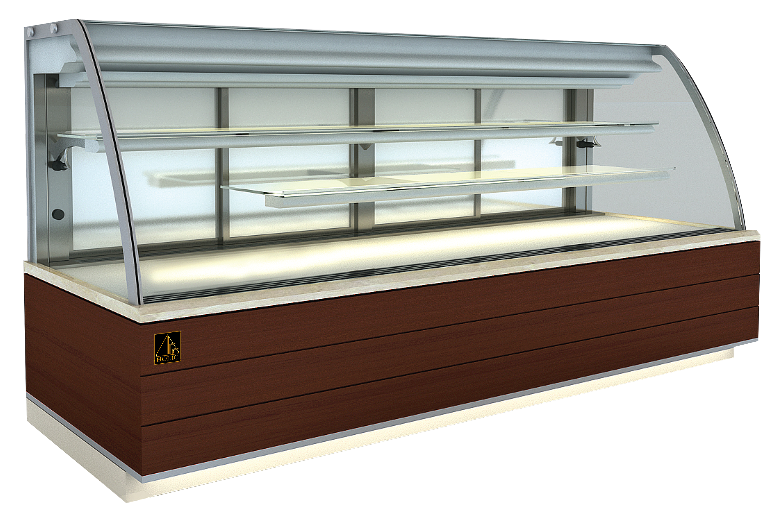 3 Layer Curved Display Case